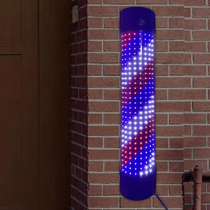 Lovely Homes Pole LED Light Rotating Hair Salon Barber Shop Sign ...