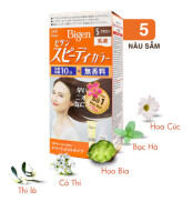 NHUỘM TÓC PHỦ BẠC BIGEN NỘI ĐỊA NHẬT MÀU SỐ 5 - NÂU SẪM - HÀNG NỘI ĐỊA NHẬT