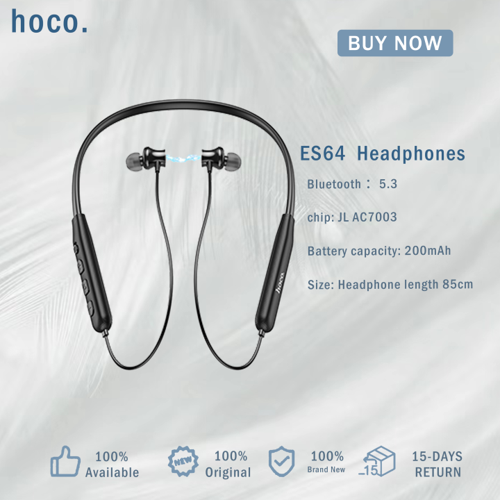 HOCO ES64 Sport Bluetooth Headphones Bluetooth 5.3 Portable Wireless ...