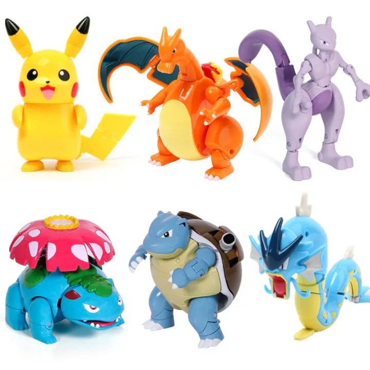 1 Pcs Pokemon Toy Pocket Monster Venusaur Action Figure Poke Ball Model ...