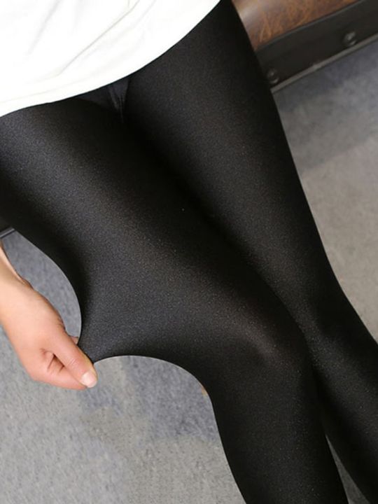 cuhakci-women-shiny-pant-leggings-hot-selling-leggings-solid-color-fluorescent-spandex-elasticity-casual-trousers-shinny