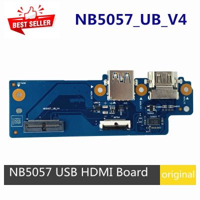 Asli untuk NB5057 papan IO Port HDMI USB Laptop NB5057 UB V4