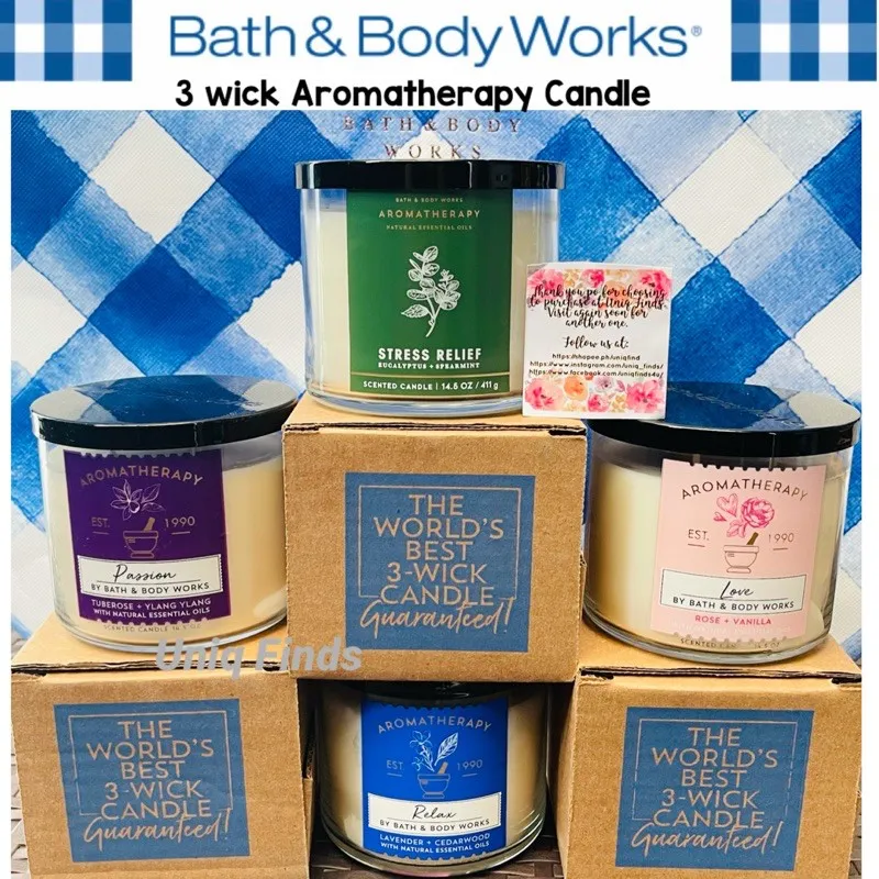 aromatherapy bath and body works candle