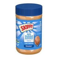 Skippy No Sugar Chunk Peanut Butter 453g สกิปปี้ เนยถั่ว สเปรด ไม่เติมน้ำตาลเพิ่ม