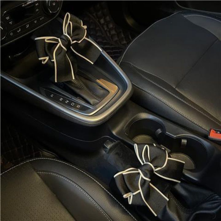 car-handbrake-cover-gear-handle-cover-cartoon-cute-universal-gear-cover-gear-protection-cover-interior-decoration-set-yi13