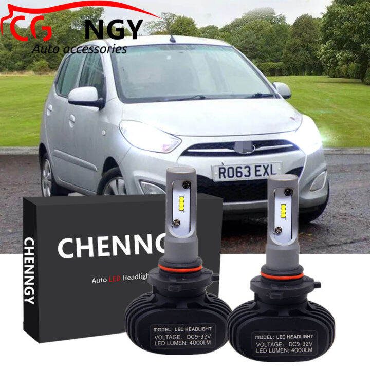 FOR Hyundai i10 (PA) 1st Gen 2008 2017 (Head Lamp) 2pc S1 LED