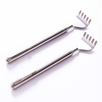 Stainless steel retractable itchy scratching back rake