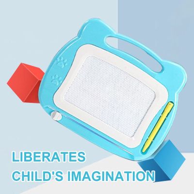 Mini Magnetic Drawing Board Portable Erasable Colorful Writing Pad Toy For Kid Toddlers Babies With One Pen Best Birthday Gift
