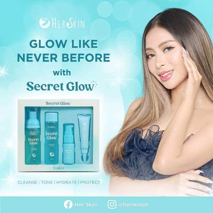 Her Skin Rev Glow Skin Rescue Set Secret Glow Set by Carbz Beauty