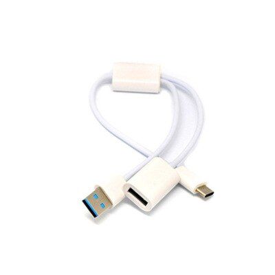 ：“{》 2 In 1 USB 3.1 Type-C Male To USB-A Male &amp; USB 3.0 Female OTG Micro Hub Y Splitter Adapter Charge Cable