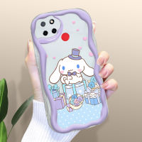 Casing Ponsel สำหรับ Realme C12 Realme C25 Realme C25S Narzo 20 Realme Narzo 30A เนื้อครีมทำนองน่ารักปลอกขอบลอนเคสซิลิโคนแบบนิ่มเคสโทรศัพท์