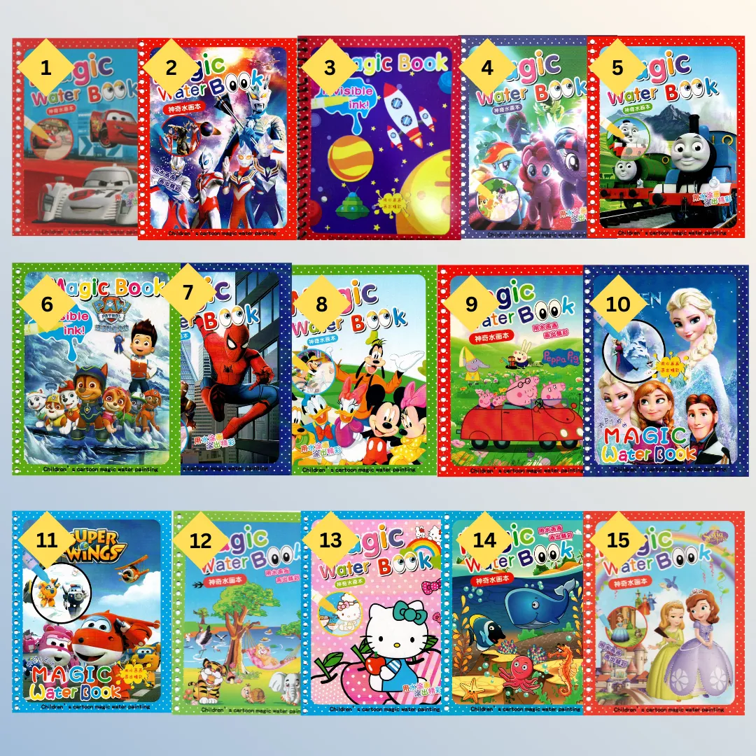 Magic Water Colouring Book Spiderman Hello Kitty Ultraman Mickey Mouse Cartoon Books Kids Buku Melukis Mewarna | Lazada Magic Water Colouring Book Spiderman Hello Kitty Ultraman Mickey Mouse Cartoon Books Kids Buku Melukis Mewarna | Lazada