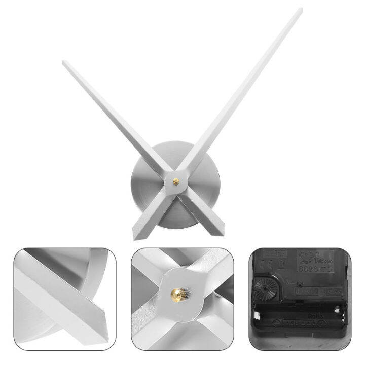 Funnmall 3d Clock Hand Electric Mechanism Wall Replacement Plastic Clocks Hands Kit Metal Dial