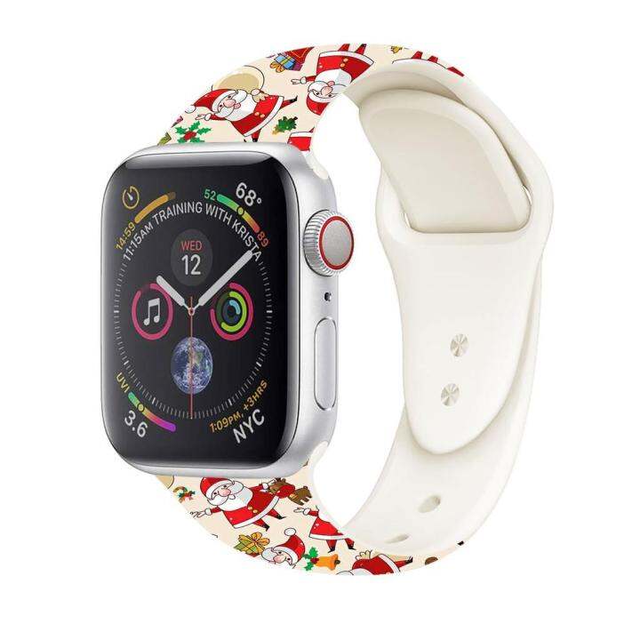 สาย-สำหรับ-apple-watch-series-8-ultra-สายนาฬิกา-45mm-41mm-for-apple-watch-ultra-se-8-7-6-5-4-3-2-1-49mm-40mm-44mm-38mm-42mm-สร้อยข้อมือซิลิโคนคริสต์มาส-อุปกรณ์เสริมสม