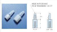 ที่กั้นระยะ M3x8mm พลาสติกไนลอนจำนวน100ชิ้นตัวหนีบแบบตั้งแหวนสกรูเรียวฐานหกเหลี่ยมมีรู4มม. แผงวงจร Pcb