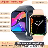 ต้นฉบับ Iwo Watch7 Max ดูสมาร์ท1.92นิ้ว45มิลลิเมตรบลูทูธ ECG IP68กันน้ำชาร์จไร้สายสภาพอากาศเพลง S Mart W Atch