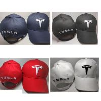 ☸✥❡ Tesla embroidered car hat Outdoor sports mens and womens racing baseball cap Model cap