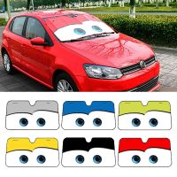 hot【DT】 6 Colors Eyes Heated Windshield Sunshade Car Window Windscreen Cover Car-covers Protection