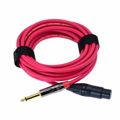 【YF】 Female XLR to 1/4 Inch (6.35mm) TS Mono Jack Microphone Cable Unbalanced 3 Pin Quarter inch Plug Mic Cord