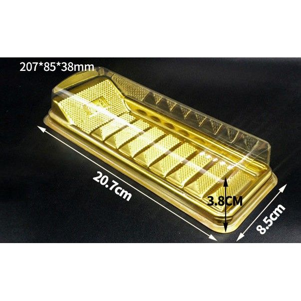 กล่องเบอเกอรี่-กล่องบัตเตอร์เค้ก-ฐานทอง-วางเอียง-z29