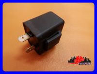 TURN SIGNAL RELAY (6 VOLT.) for MOTORCYCLE ALL MODEL // รีเลย์ไฟเลี้ยว (6V) สีดำ ใช้ได้กับมอเตอร์ไซค์ทุกรุ่นทั่วไป สินค้าคุณภาพดี