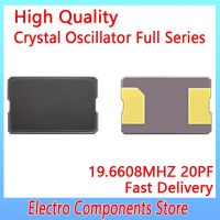 5PCS/Lot Ceramic Crystal Resonator 2Pin 5032 19.6608MHZ 20PF ±20PPM 5.0*3.2mm SMD Passive Crystal Oscillator Eelectronic Kit