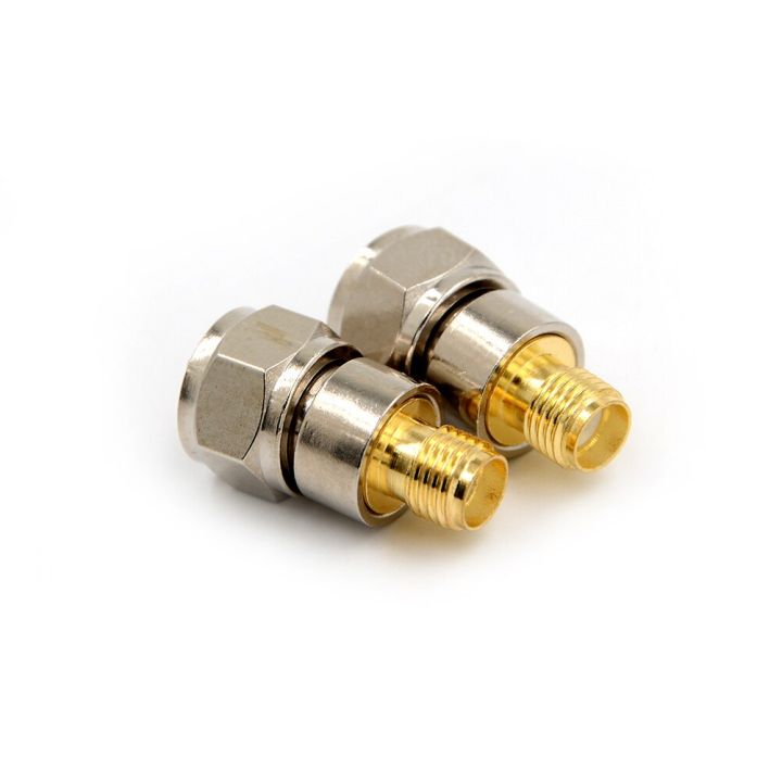 nickel-amp-gold-plated-f-type-male-plug-to-sma-female-jack-straight-rf-coaxial-adapter-connector-electrical-connectors