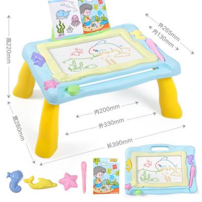Hot Large Childrens Magnetic Color Graffiti Drawing Board Table Kit School Supplies Foldable Painting Writing Artboard Kid Gift