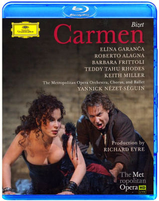 Bizet opera Carmen galanza alania Metropolitan Opera House Chinese characters (Blu ray BD25G)
