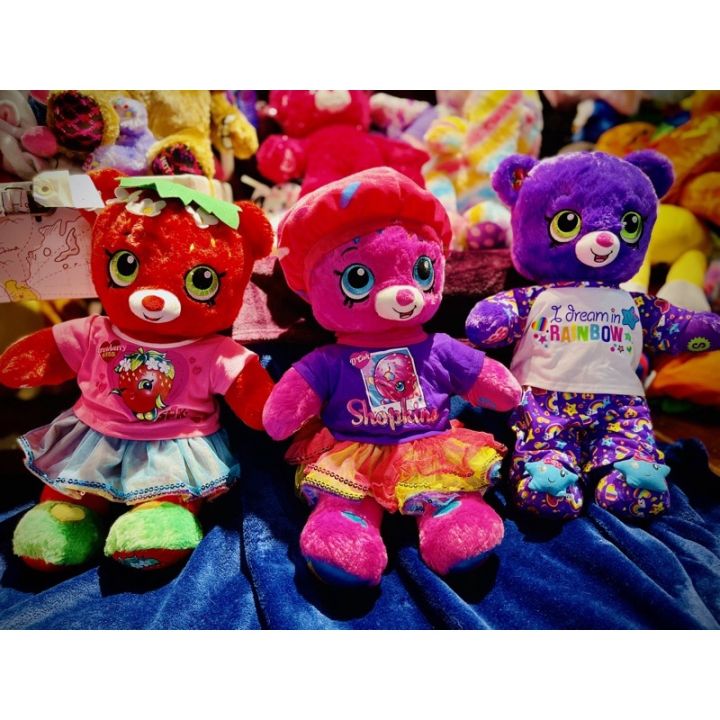 ตุ๊กตาบิ้วอะแบร์-ตุ๊กตาหมี-shopkins-collection-build-a-bear-workshop-สินค้ามือสองนำเข้าจากอเมริกา