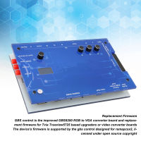 GBS อินเทอร์เฟซมัลติมีเดียเอชดีอะคริลิคควบคุมตัวแปลงวิดีโอเอาต์พุต5V 2A ตัวแปลง GBSC ความล่าช้าต่ำสำหรับคอนโซลเกมย้อนยุค