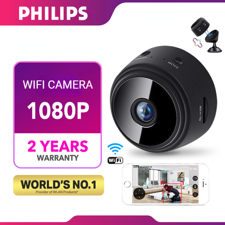 PHILIPS A9 Camera 1080P HD Mini Portable Camera Wireless Home