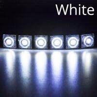 【✔In stock】 aojia6891 6led ไฟ Led ซิลิโคนยืดหยุ่นได้สำหรับวิ่งกลางวันพร้อมเลนส์ Dc 12V ไฟหน้าไฟฉายคาดศีรษะสีขาวไฟตัดหมอกสำหรับที่จอดรถ