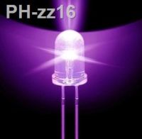 100pcs Super Bright 5mm Round UV/ Purple Led Emitting Diode F5 LED light for DIY lights