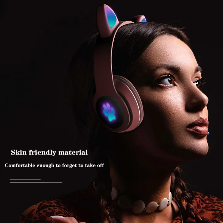 led-cute-cat-ears-wireless-headphones-bluetooth-5-0-gaming-headset-colorful-bluetooth-headset-with-mic-best-gift-for-kids-s