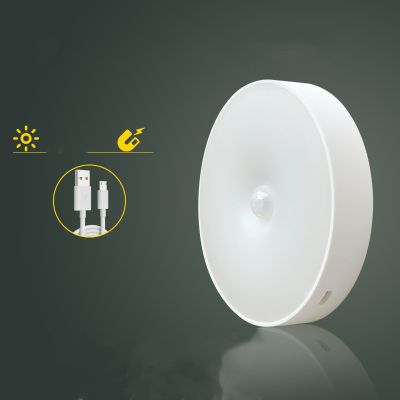 Smart Lamp Motion Sensor Wireless LED Night Light With Rechargeable Bedroom Cabinets Staircase Lighting Bathroom Kitchen Indoor Night Lights