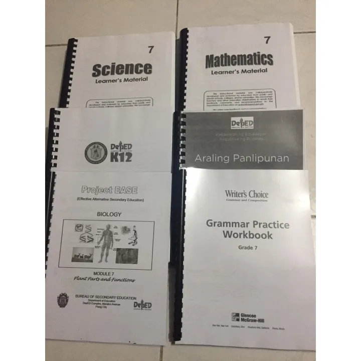 Workbook for Grade 7 Educational | Lazada PH
