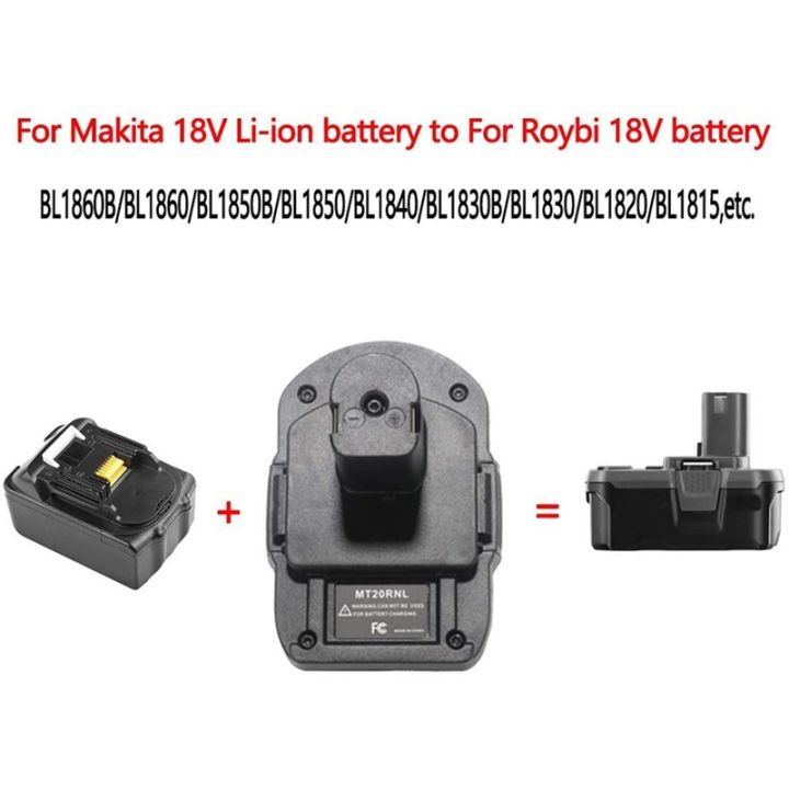 battery-adapter-mt20rnl-for-makita-18v-battery-convert-to-for-roybi-18v-tool-use-convert-for-makita-to-ryobi-18v-battery