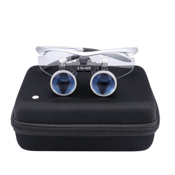 2.5X/3.5X Dental Loupe Binocular Magnifier Head Wearing Ultralight