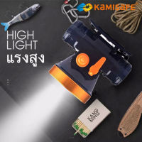 Tmall365-ไฟฉายคาดหัว LED 1ดวง ขนาดมินิ แบตเตอรี่ลิเธียมไอออน3000mAh ทนทาน กันน้ำลุยฝน คุณาภาพดี แสงสัเขา แสงสีเหลือง