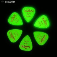 ☬◙◎ 6Pcs Alice Acoustic Electric Guitar Nylon Fluorescent Picks Luminous Plectrums Fluorescent 0.58 0.71 0.81 0.96 1.2 1.5 Mm Glow