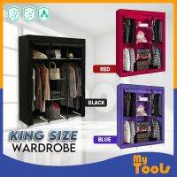 Mytools King Size Multifunctional Wardrobe Multi-functional Almari Baju Waterproof Dust Cover