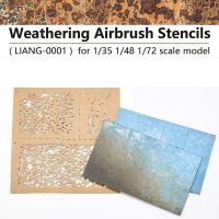 LIANG 0001 WEATHERING AIRBRUSH STENCILS FOR 135 148 172 SCALE MODEL Modification DIY Decoration Model tools