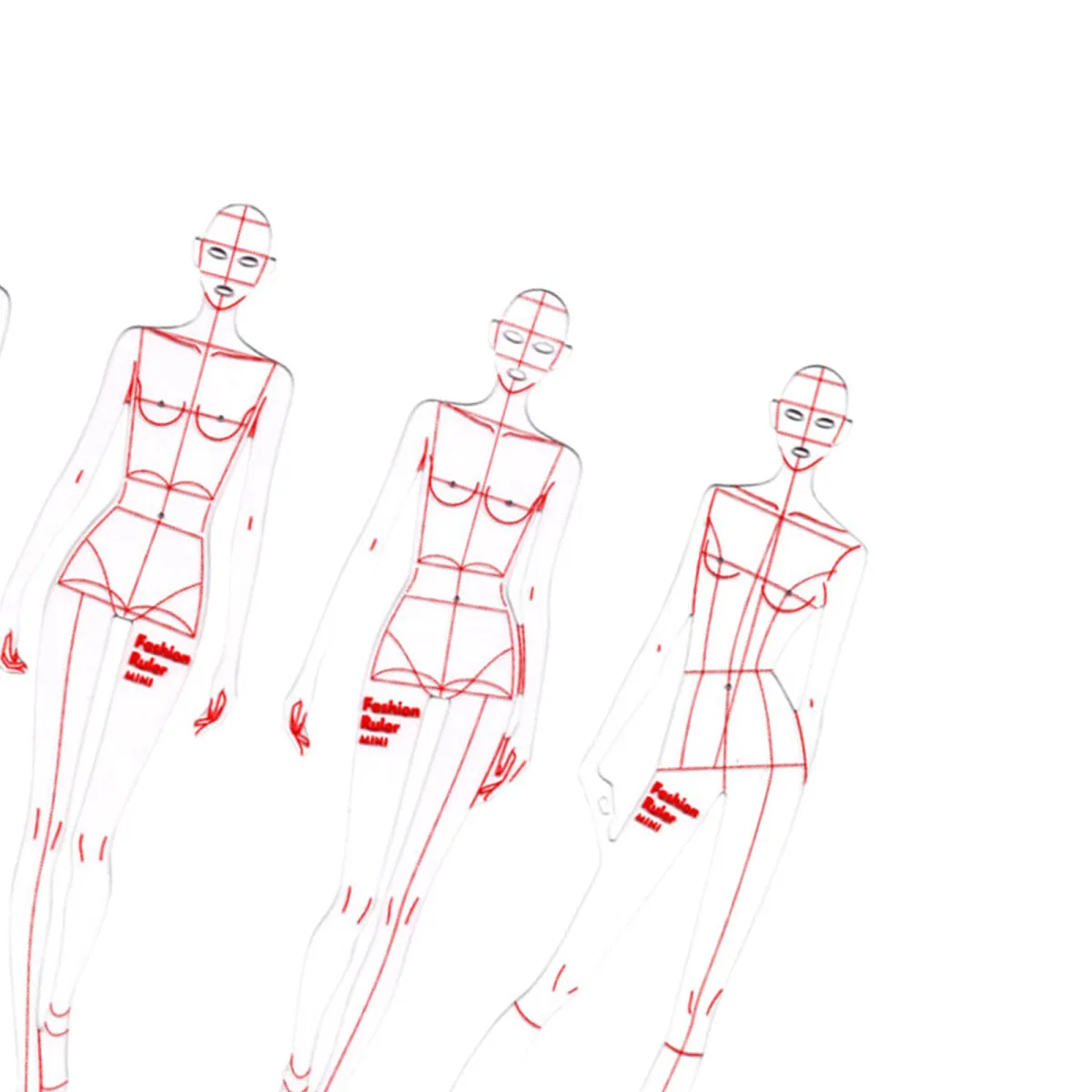 fashion model sketch template