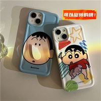 เคสศัพท์สามารถหมุนได้ for 13promax 14 12 11 เคสศัพท์สามมิติ การ์ตูน เคสศัพท์กันกระแทก