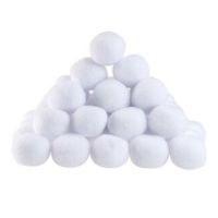 50Pcs 70mm Simulation Christmas Snowballs Indoor Snowball Fight Game Christmas Home Decor Fannlady