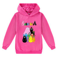 Les Barbapapa เสื้อฮู้ดสำหรับเด็ก,เสื้อสเวตเตอร์แขนยาวพิมพ์ลายการ์ตูนแอนิเมชั่นสำหรับฤดูใบไม้ผลิและฤดูใบไม้ร่วงปี W2330