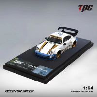 TPC 1:64 RWB964สีขาวมุก/รถโมเดล Diecast หรู