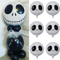 1Pcs 18inch Halloween Skull Balloons Round grimace Vampire balloon cosplay party bar stage prop home Halloween Party Decorations