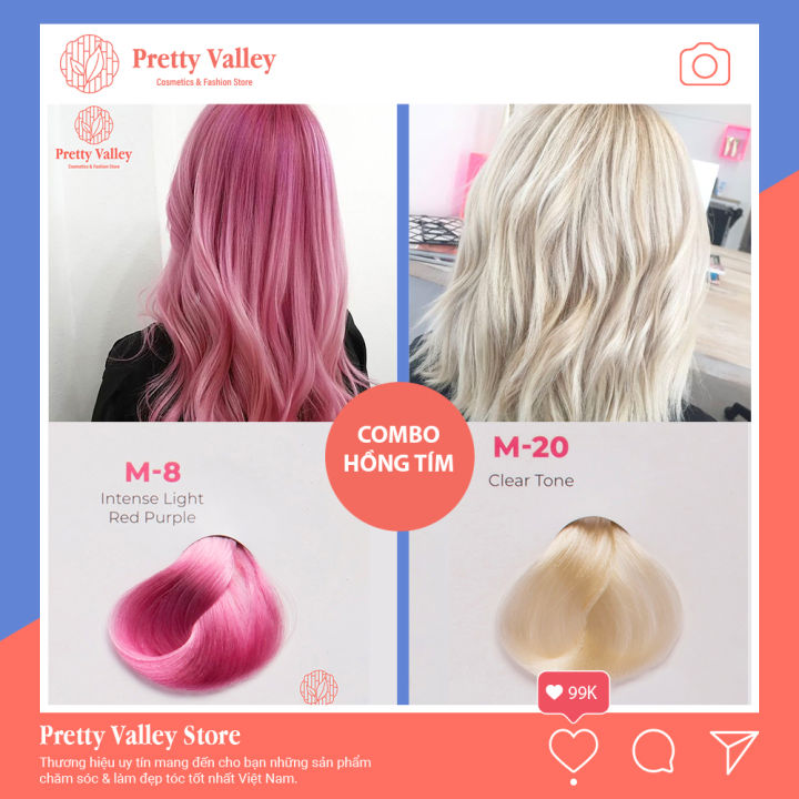 Bạn muốn tô điểm thêm cho tóc với một gam màu mới lạ? Thuốc nhuộm tóc Molokai màu hồng tím sẽ là lựa chọn hoàn hảo cho bạn. Hình ảnh sẽ giúp bạn nhìn rõ hơn cách áp dụng thuốc nhuộm này và những điểm đặc biệt của gam màu này.